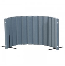 Quiet Divider® with Sound Sponge® 30″ x 6′ Wall – Slate Blue